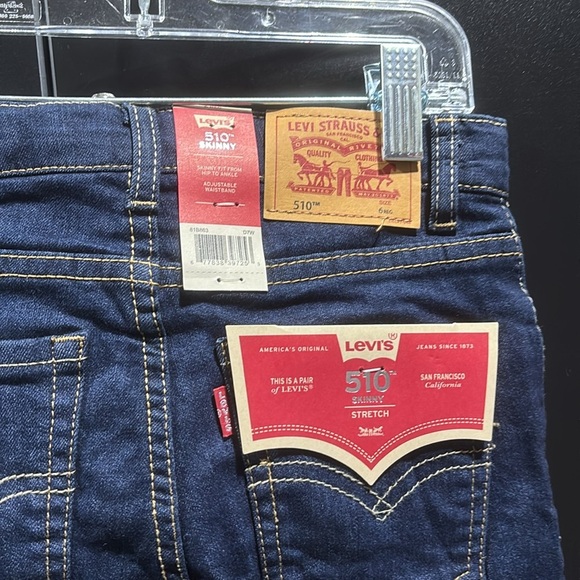 Levi’s 510 Skinny Stretch,adjustable waistband, brushed reverse side of fabric - Picture 3 of 6